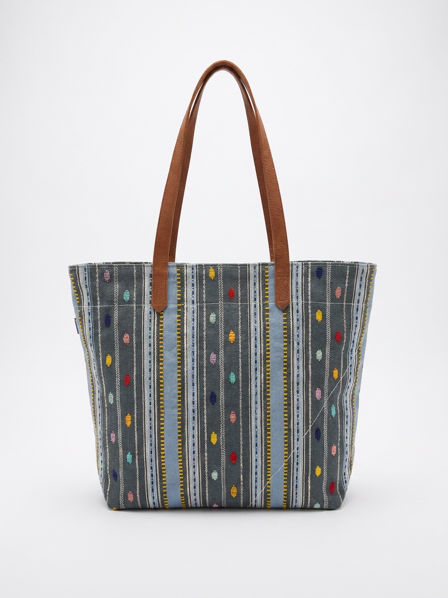 The Beaded Canvas Tote By Ubuntu Life - Brand New